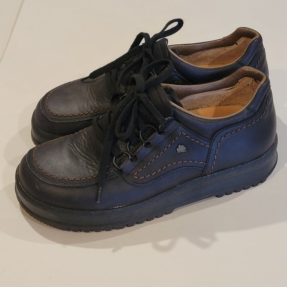 Finn Comfort Womens Leather Casual Oxfords Shoes Size 36 EUR, 5.5-6 USA New